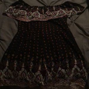 Off the shoulder romper , brand new